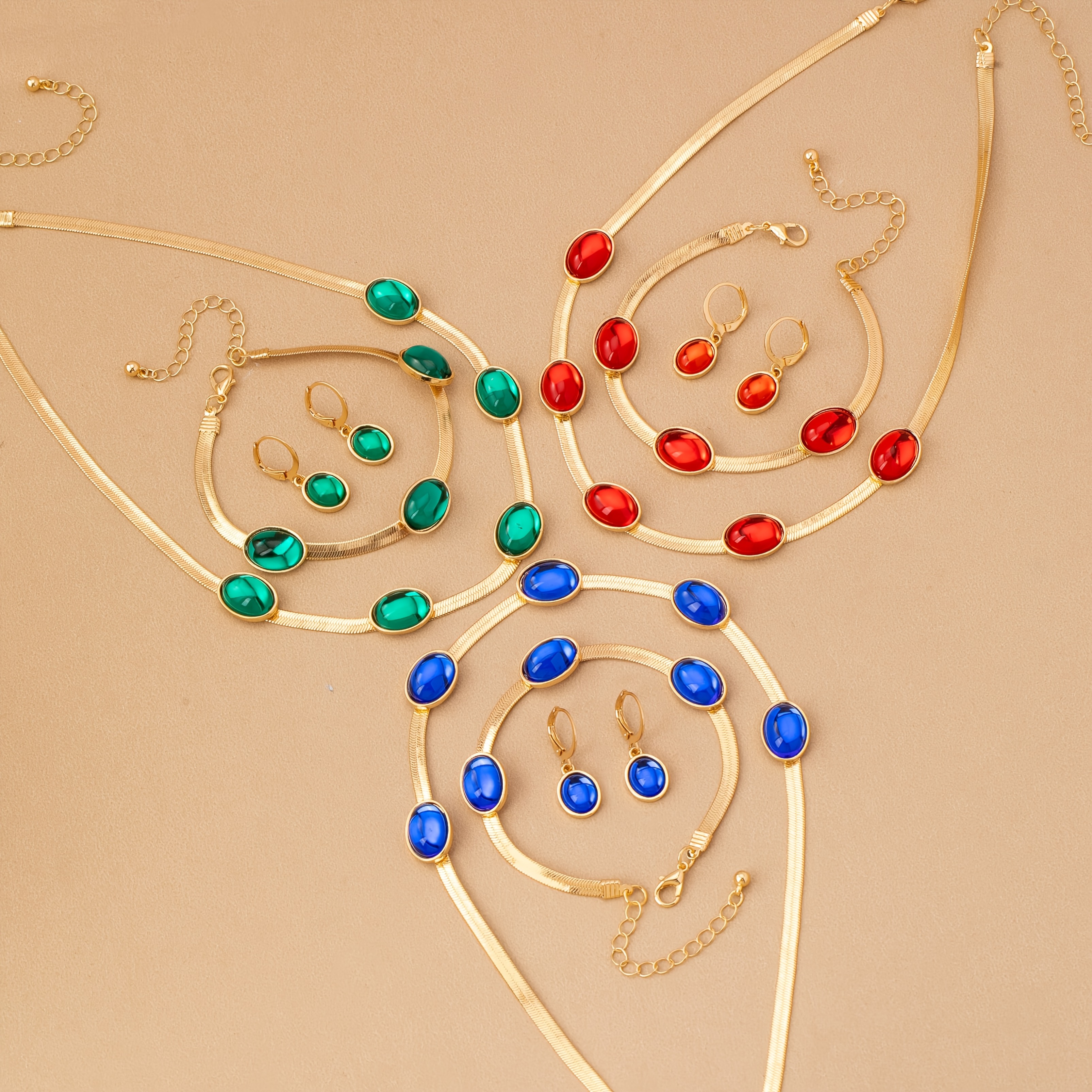Vintage Bohemian Style Jewelry Set